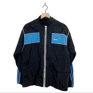 Adidas Vintage Windbreaker Tracksuit Jacket Large